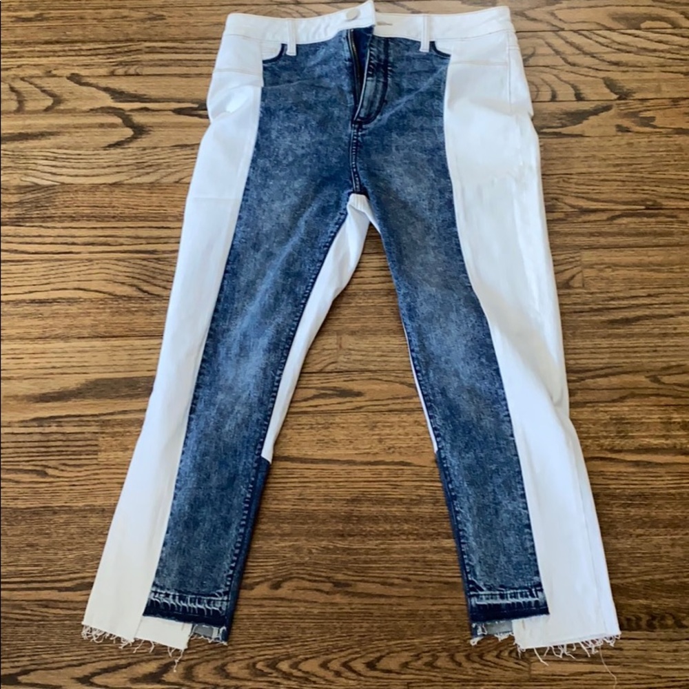 Paige Straight Ankle Jeans
